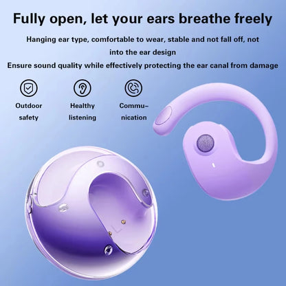 Lenovo AI Earphones Wireless Bluetooth Real-time Language Translation 144 Languages Headphone Translator