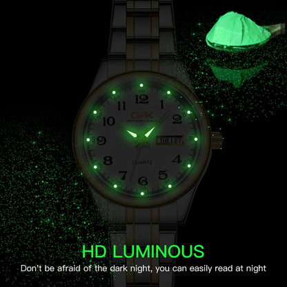 Watch For Women Quartz Watch Waterproof Classic Luxury Brand Stainless Steel Strap