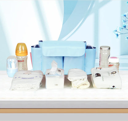 Large Capacity Travel Hanging Bag- Bottle Holder - Diaper Bag