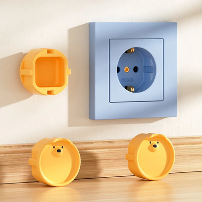 5Pcs Baby Safety Protection Silicon Socket Cover