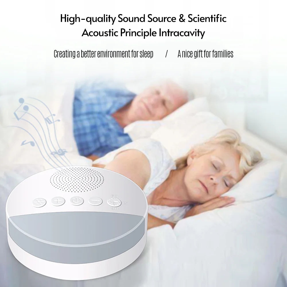 Baby White Noise Sleep Machine USB Rechargeable Timed Shutdown Night Light Timer