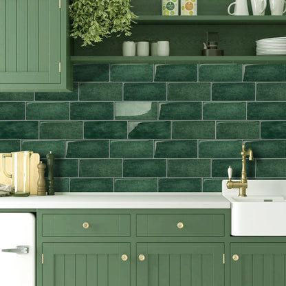 10 Sheets big size Peel and Stick Wallpaper Waterproof 3D Wall Tile - Easy to Install