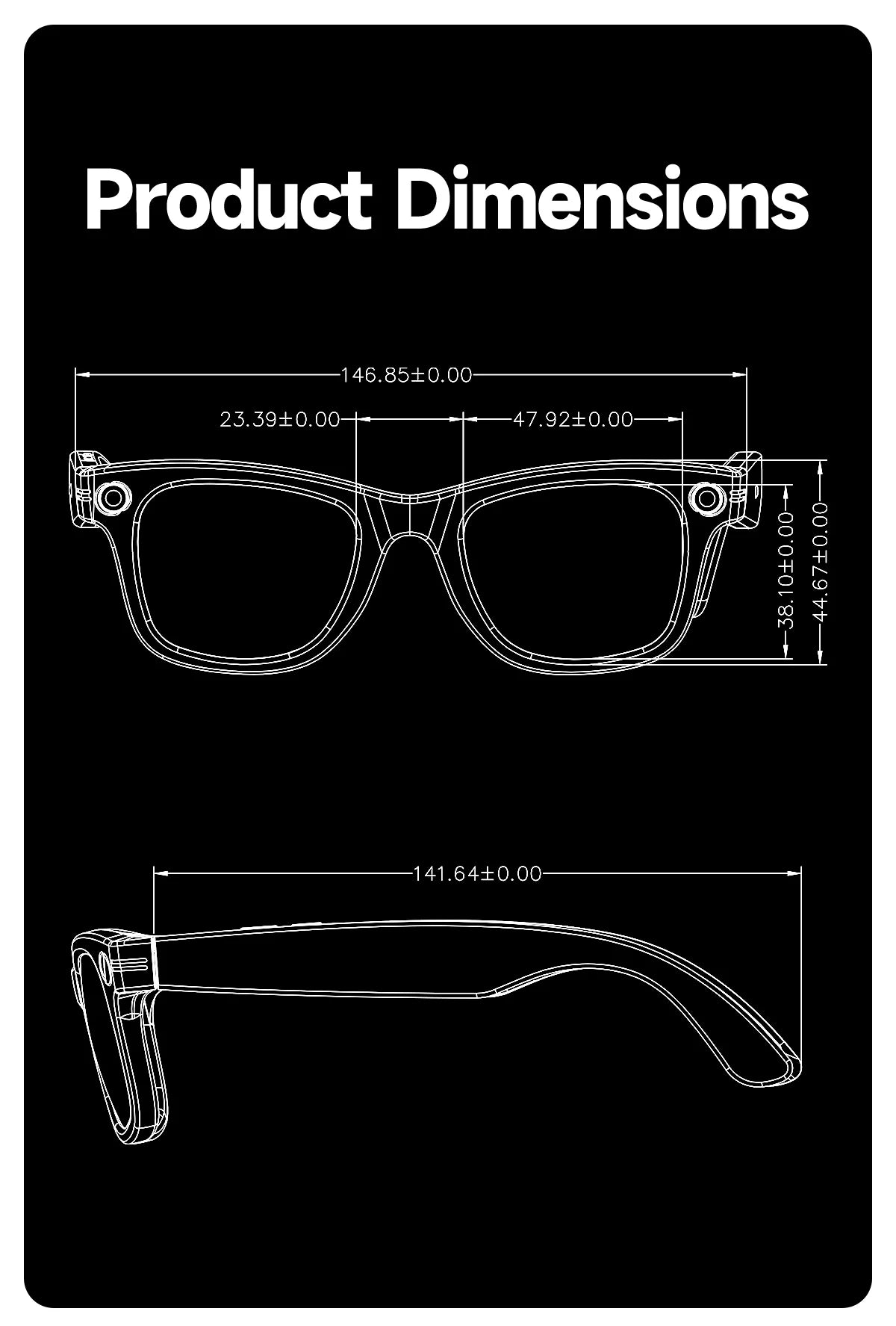 TOP 1 Meta AI Smart Glasses 13MP Camera Video Recording 100+ Languages Translation Sunglasses