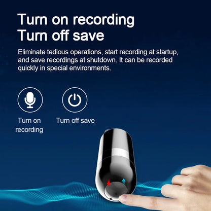 Mini Voice Recorder Digital Device with key ring & necklace