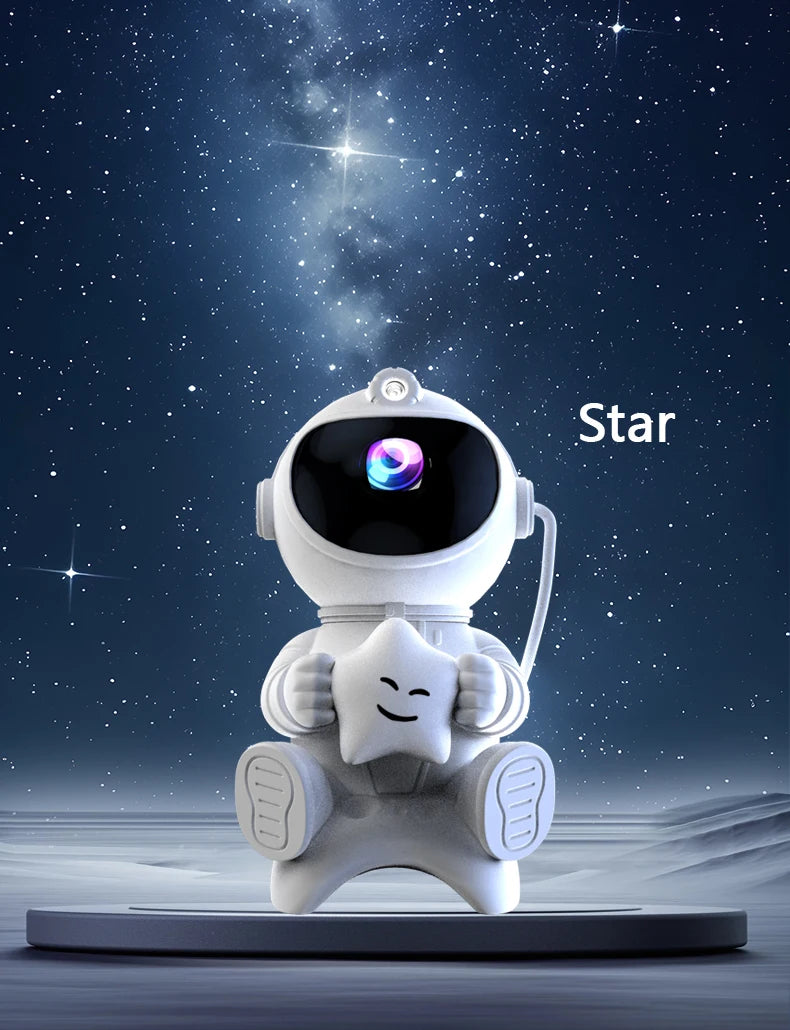 Astronaut LED Night Light Galaxy Star Projector Bluetooth Speaker Remote Control Timer 360° Adjustable Angle