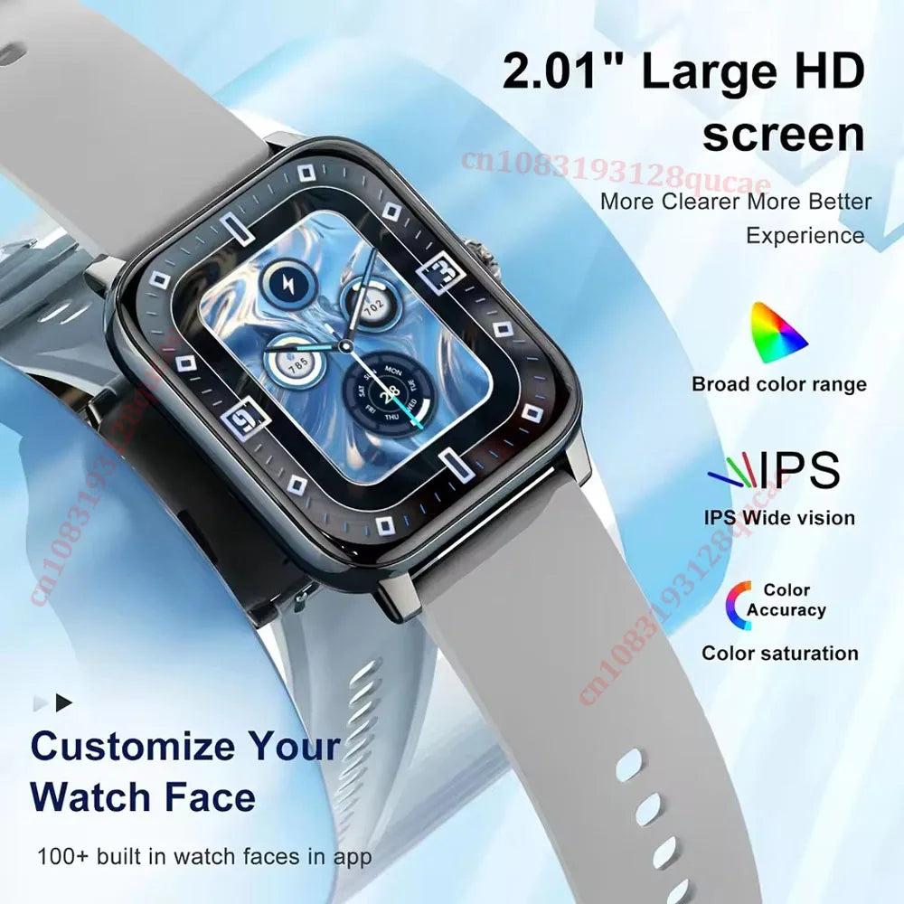 2026 Smart Watch Android IOS Phone 2.01 Inch Color Screen